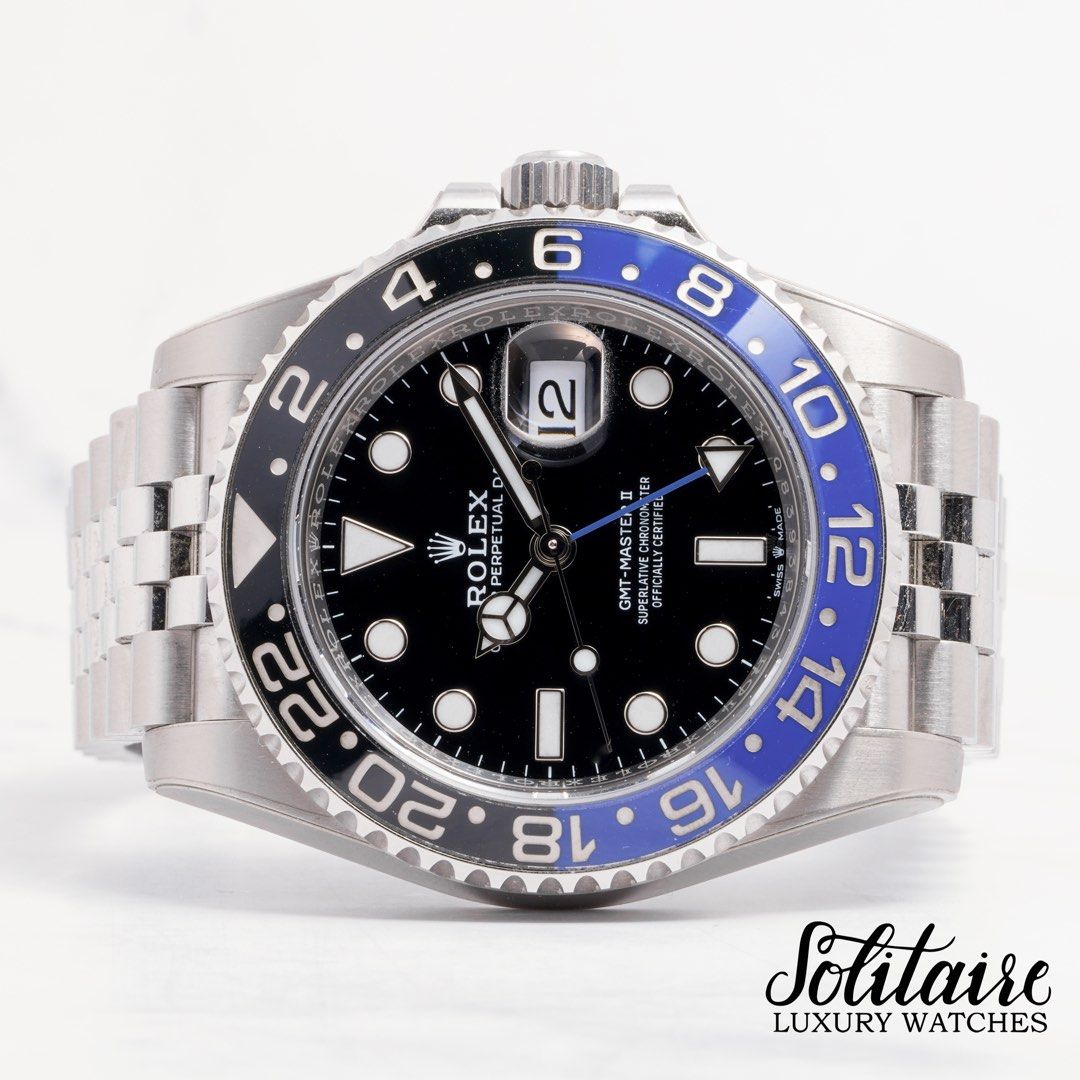 LIKE NEW Rolex GMT Master II Batgirl Jubilee 126710BLNR