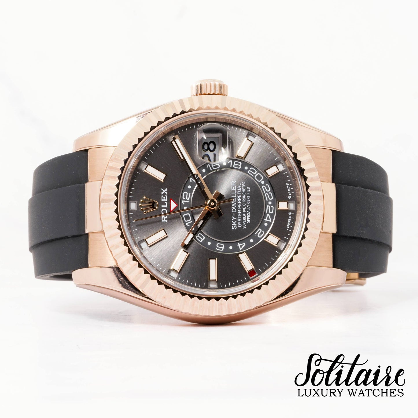 LIKE NEW Rolex Sky Dweller Oysterflex 336235
