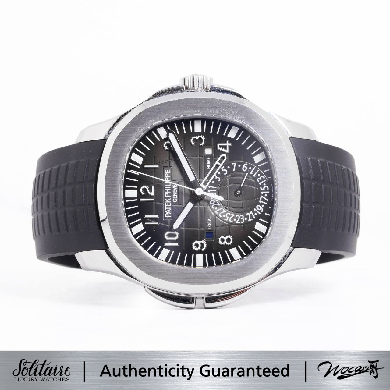 LIKE NEW Patek Philippe Aquanaut Travel Time Rubber Strap 5164A-001
