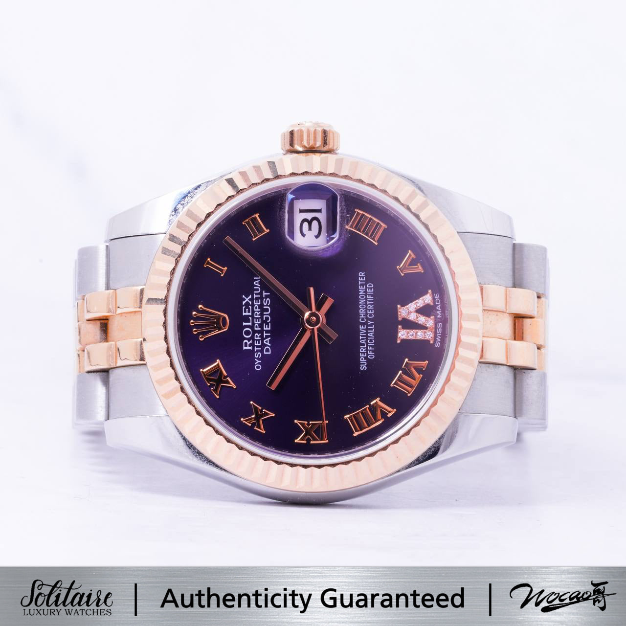 LIKE NEW Rolex Datejust Two-Tone Rosegold Jubilee 178271