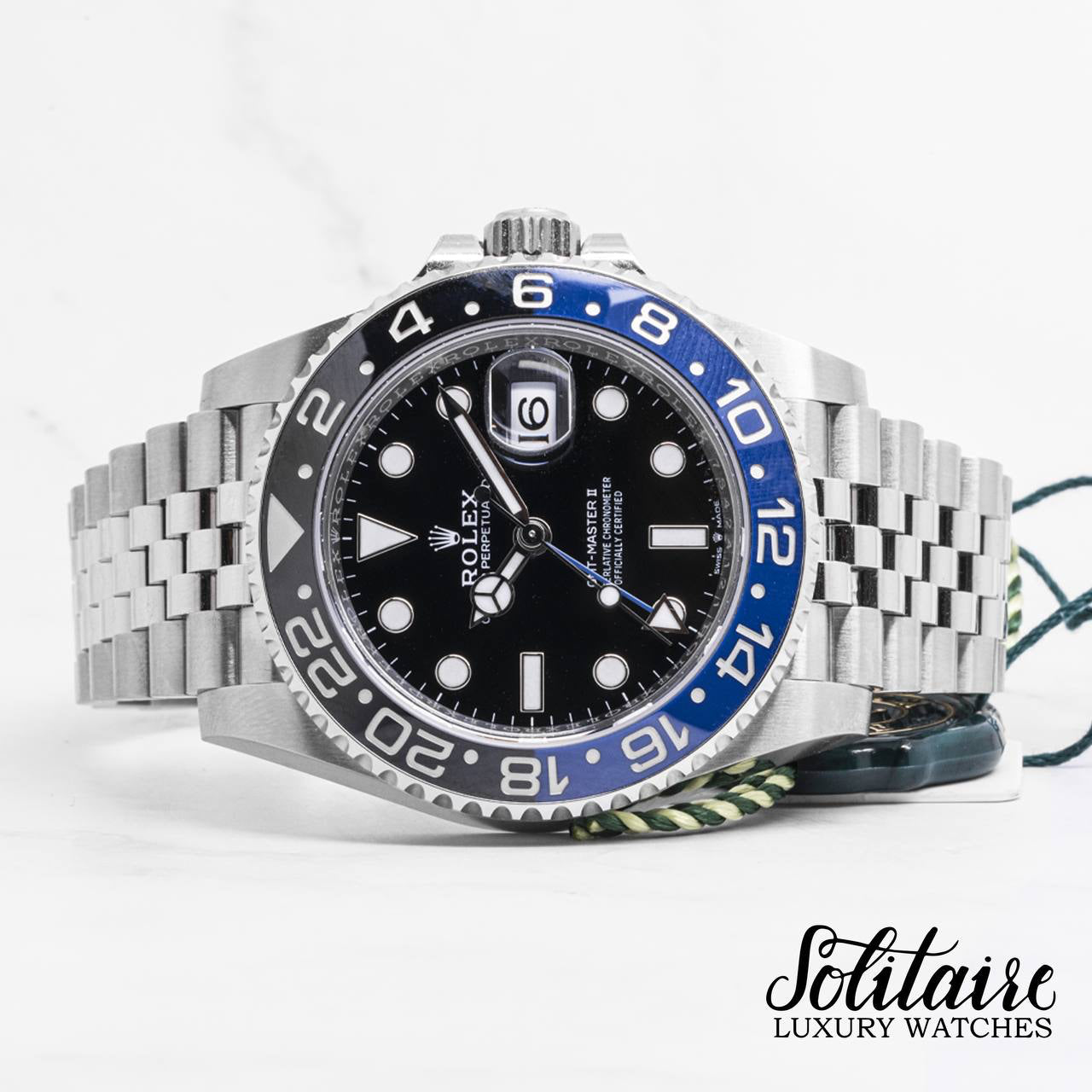 BRAND NEW Rolex GMT Master II Batgirl Jubilee 126710BLNR