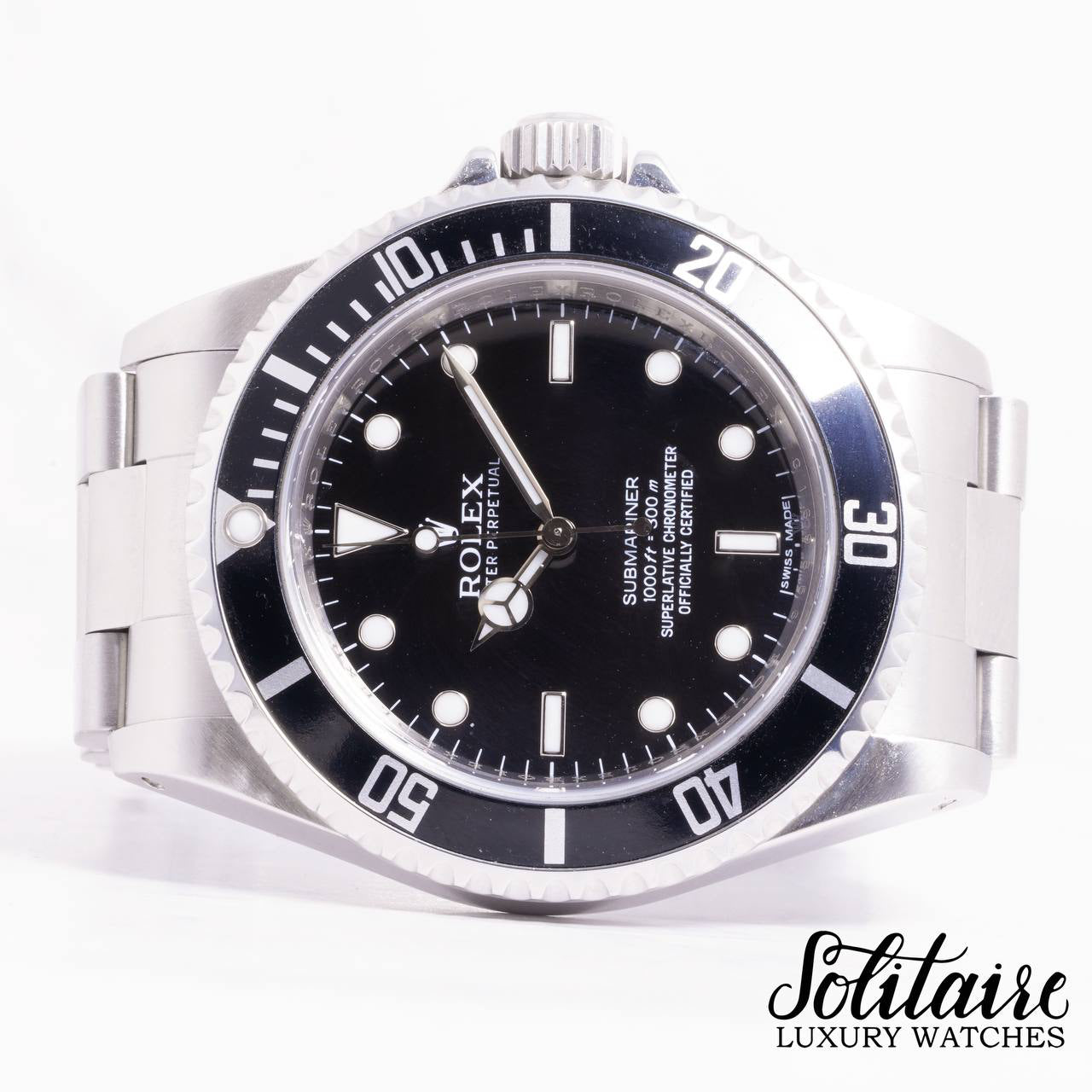 LIKE NEW Rolex Submariner No Date 4-Liner 14060M
