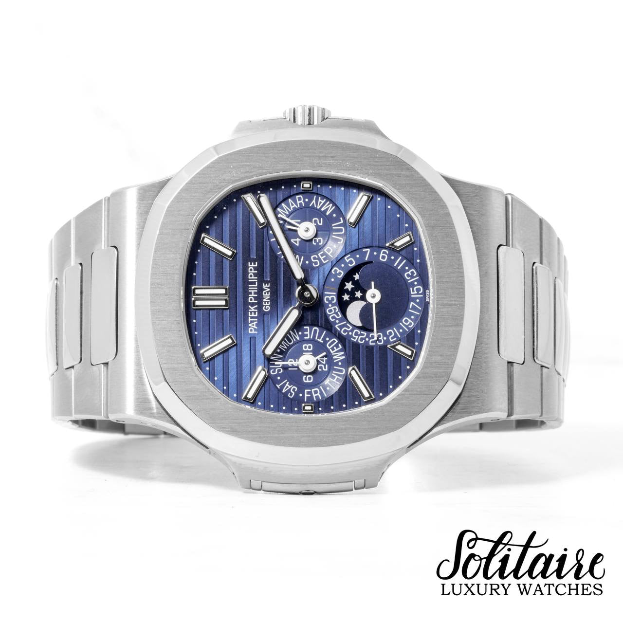 BRAND NEW Patek Philippe Nautilus Perpetual Calendar White Gold 5740/1G-001