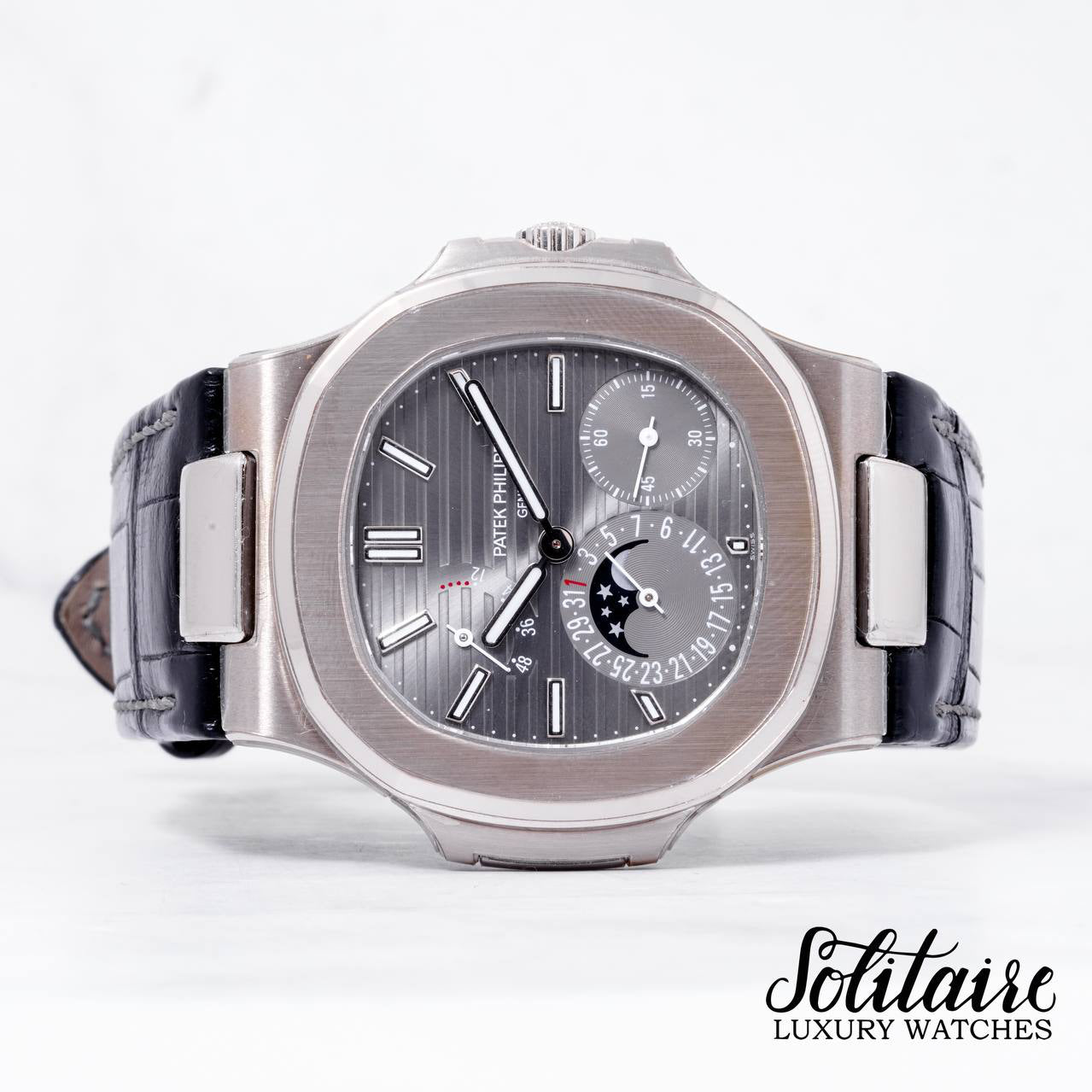LIKE NEW Patek Philippe Nautilus White Gold 5712G