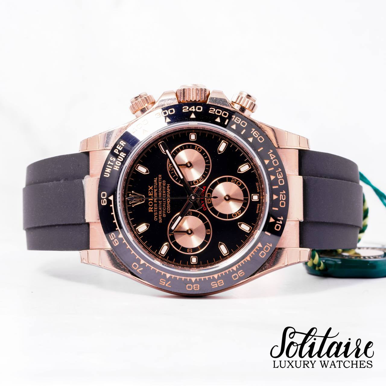 BRAND NEW Rolex Daytona Everose Gold Oysterflex 116515LN