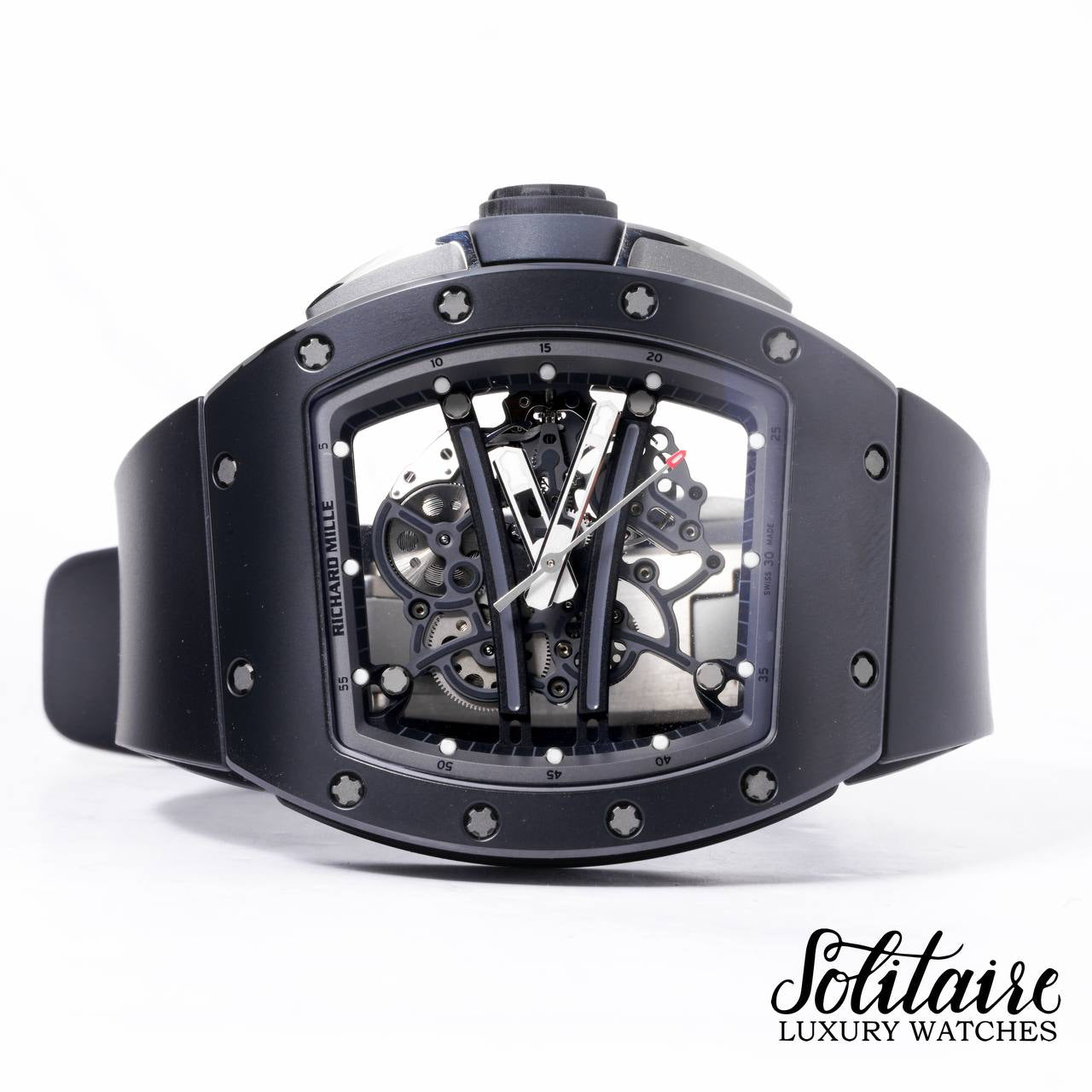 BRAND NEW Richard Mille "Yohan Blake" Black Ceramic Grey Edition RM61-01