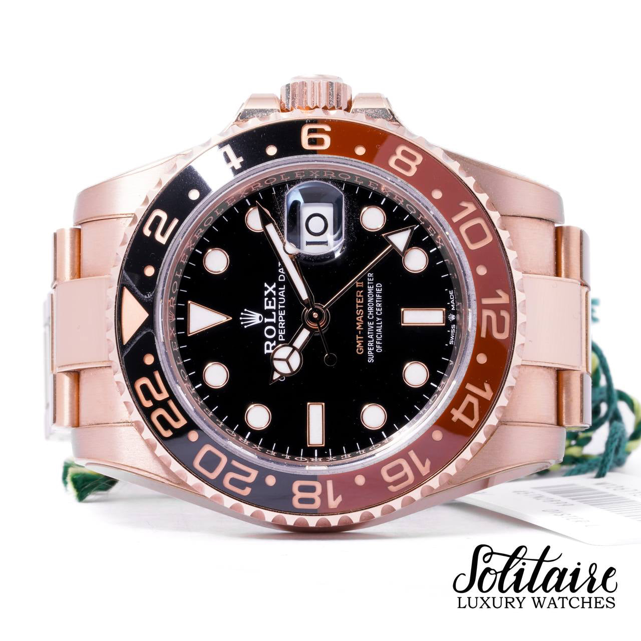 LIKE NEW Rolex GMT Master II Rootbeer 126715CHNR