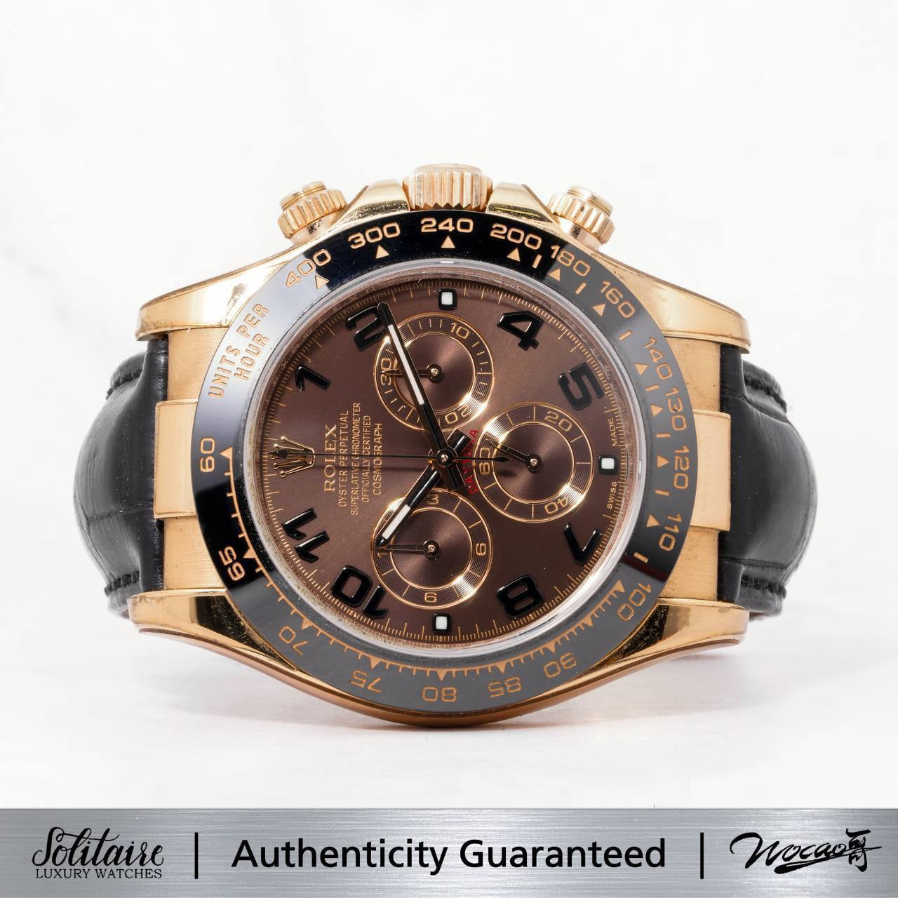 LIKE NEW Rolex Daytona Leather 116515LN