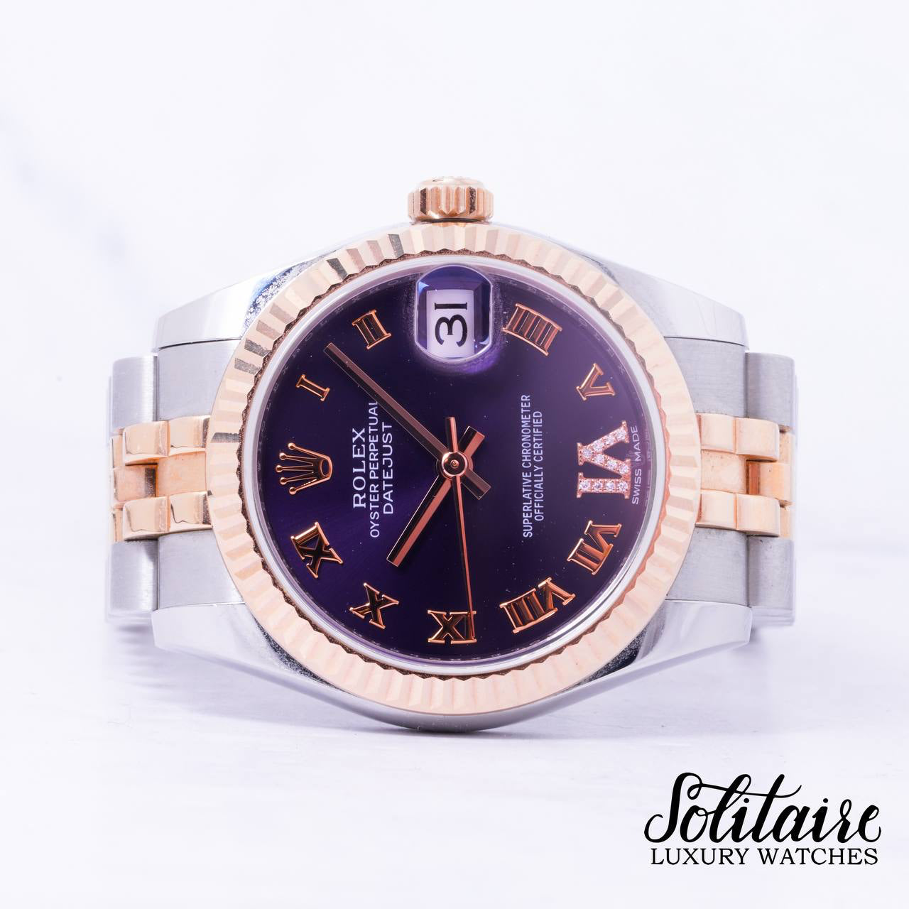 LIKE NEW Rolex Datejust Two-Tone Rosegold Jubilee 178271
