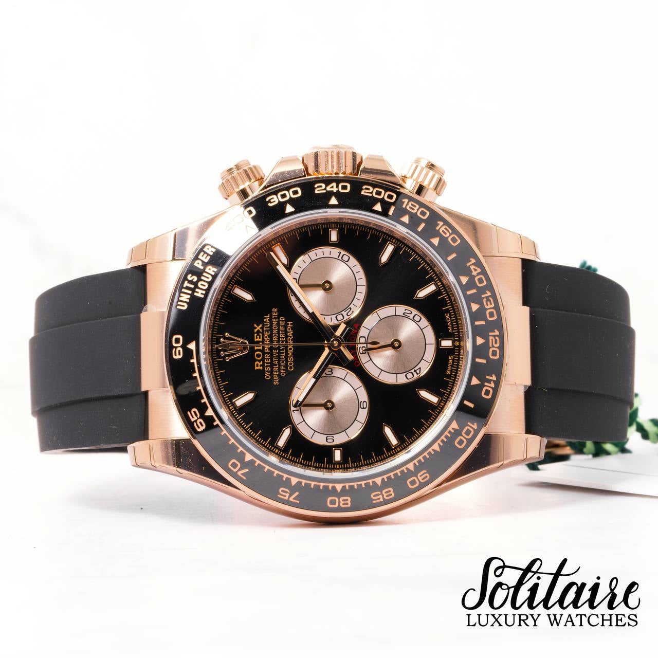 BRAND NEW Rolex Daytona Everose Gold Oysterflex 126515LN