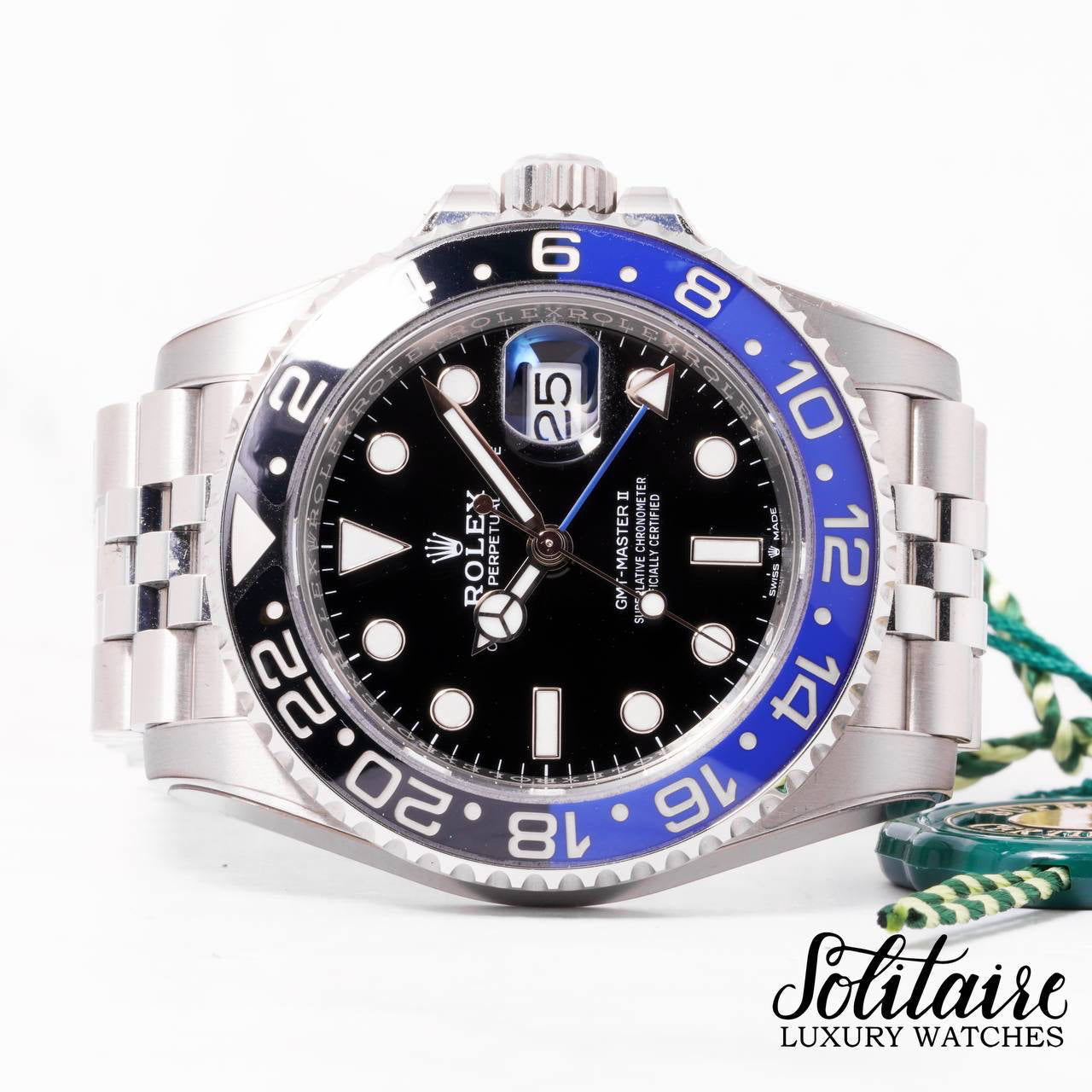 LIKE NEW Rolex GMT Master II Batgirl Jubilee 126710BLNR