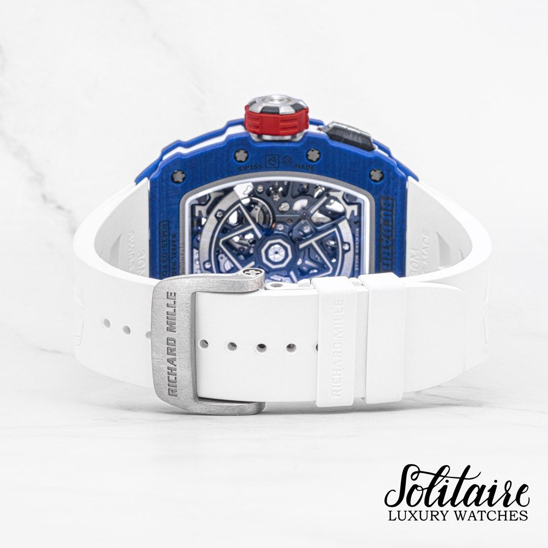 BRAND NEW Richard Mille Blue NTPT Rafael Nadal RM35-03