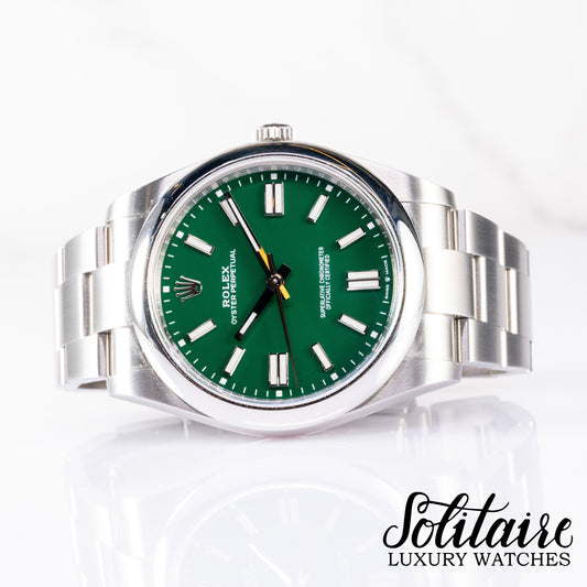 Rolex Oyster Perpetual 41 Green 124300 2022