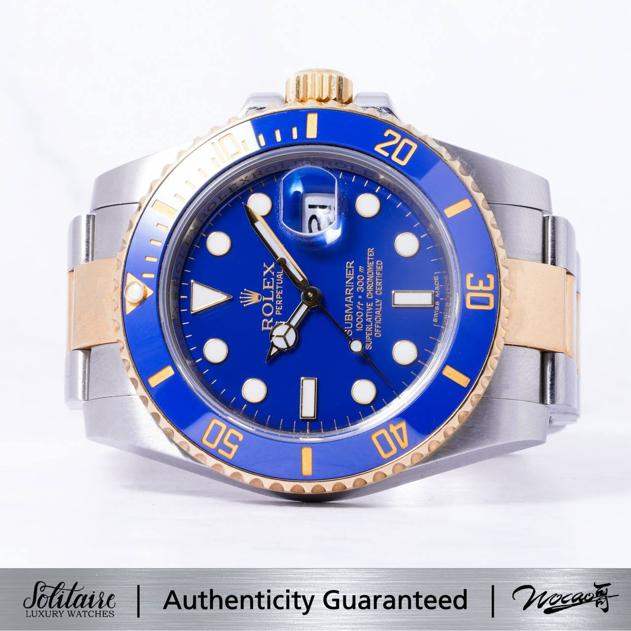 LIKE NEW Rolex Submariner Bluesy 116613LB