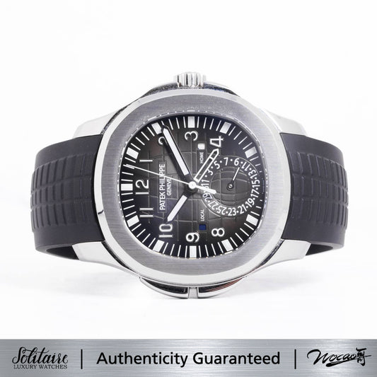 LIKE NEW Patek Philippe Aquanaut Travel Time Rubber Strap 5164A-001