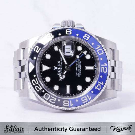 LIKE NEW Rolex GMT Master II Batgirl Jubilee 126710BLNR