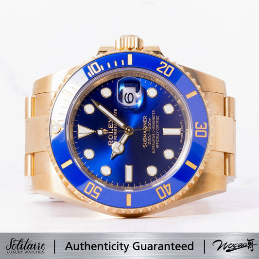 LIKE NEW Rolex Submariner Bluesy 116618LB