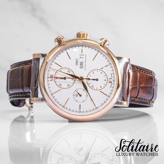 BRAND NEW IWC Portofino Chronograph Rosegold IW391025