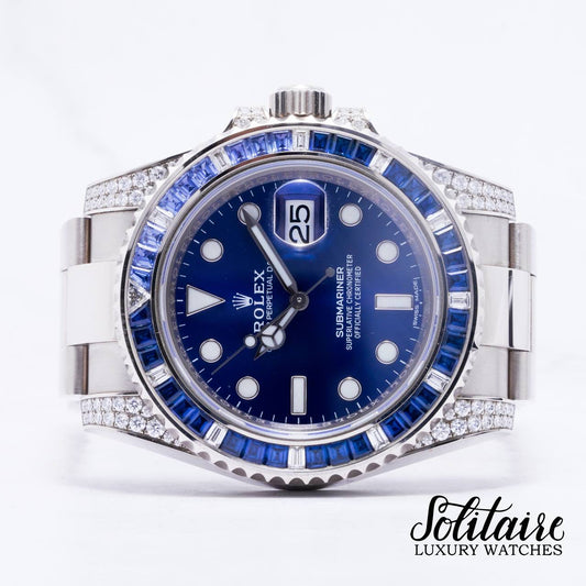 LIKE NEW Rolex Submariner Date White Gold 116659SABR