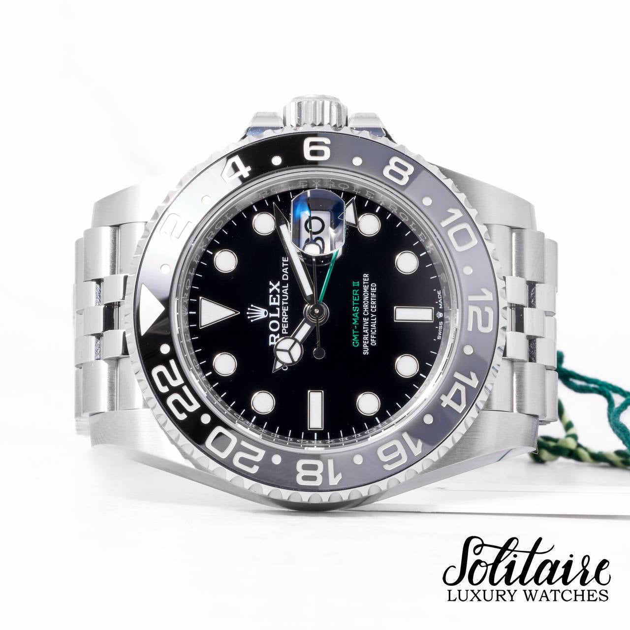 BRAND NEW Rolex GMT Master II Bruce Wayne Jubilee 126710GRNR