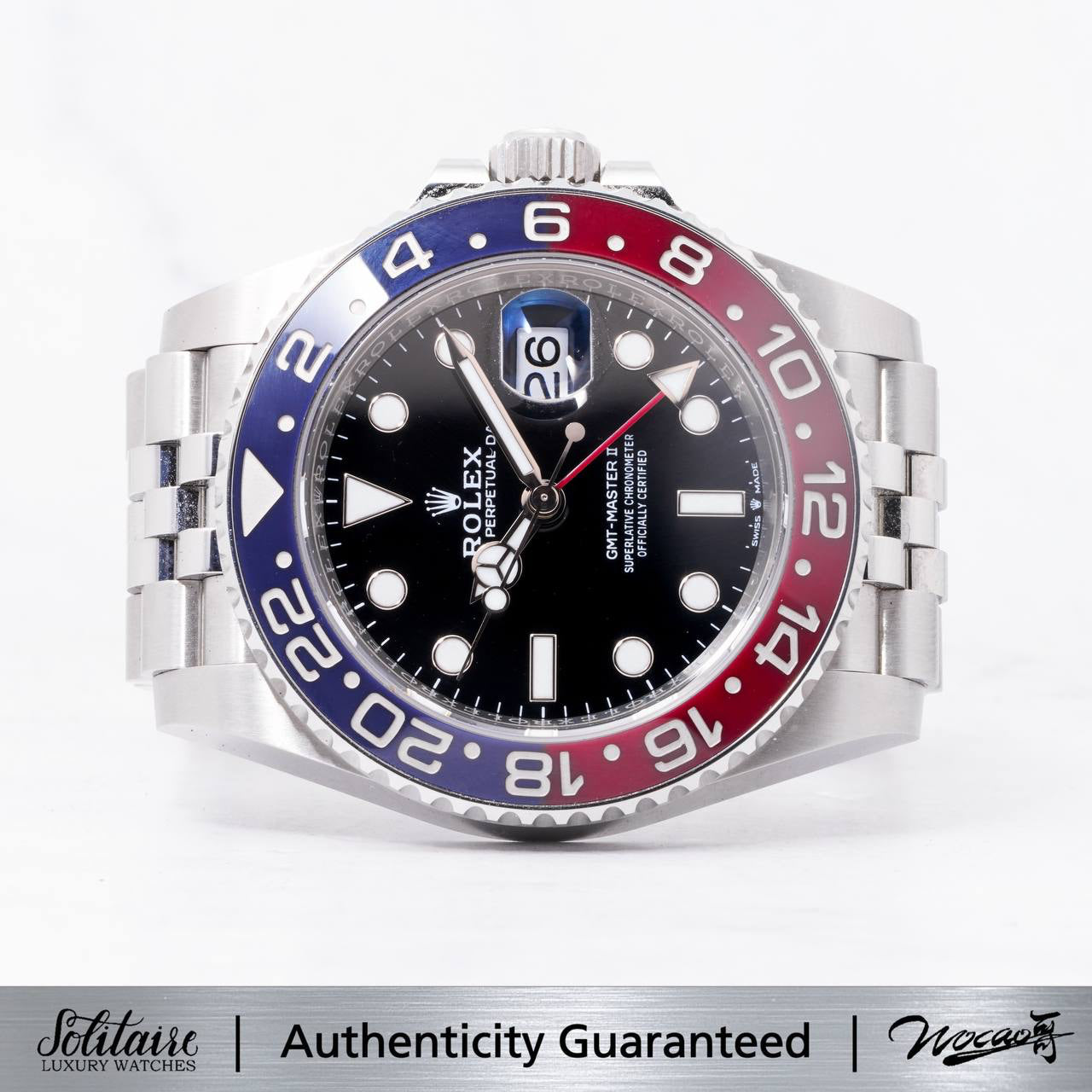 LIKE NEW Rolex GMT Master II Pepsi Jubilee 126710BLRO