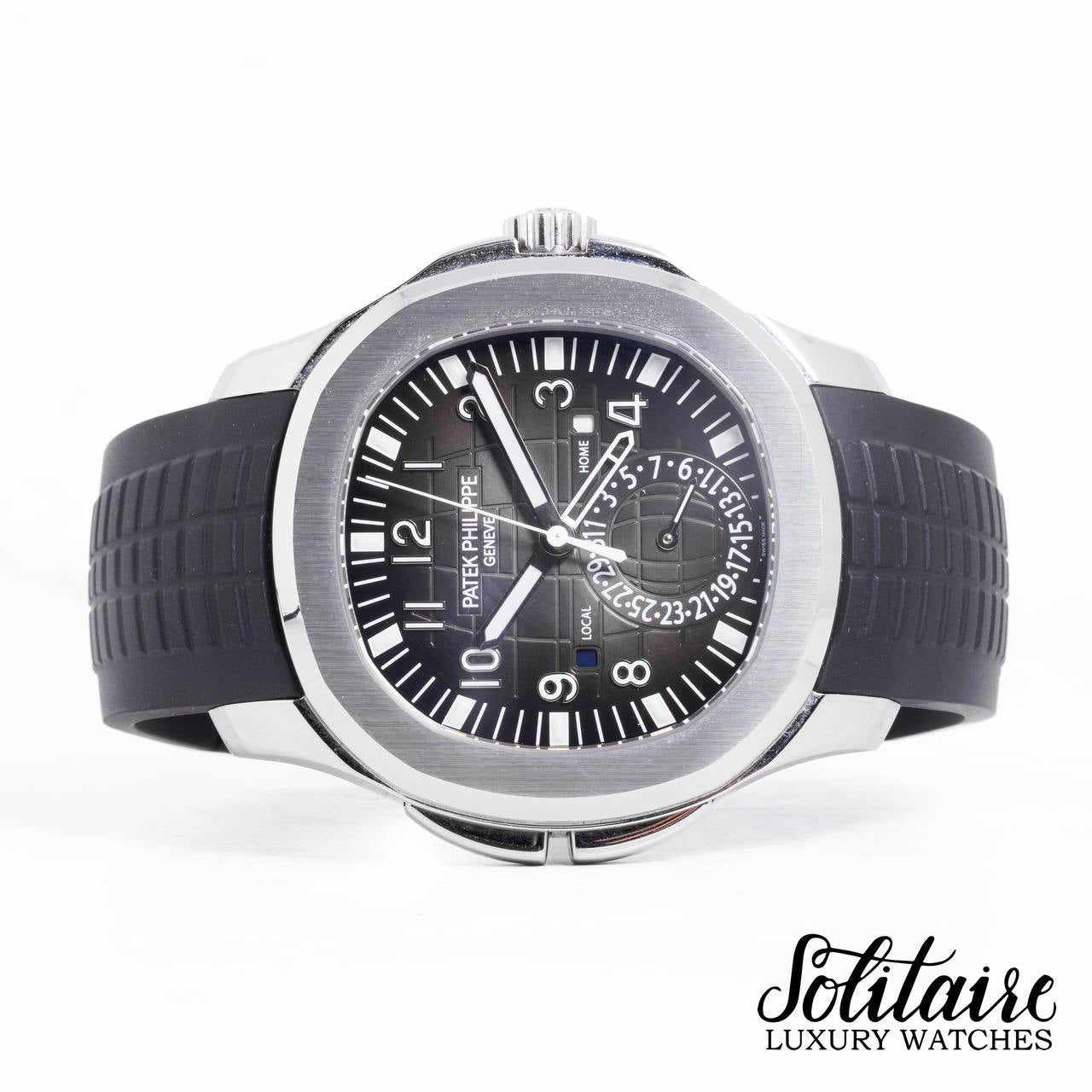 LIKE NEW Patek Philippe Aquanaut Travel Time Rubber Strap 5164A-001