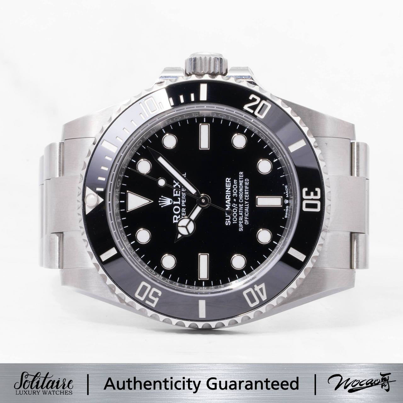 LIKE NEW Rolex Submariner No Date 124060