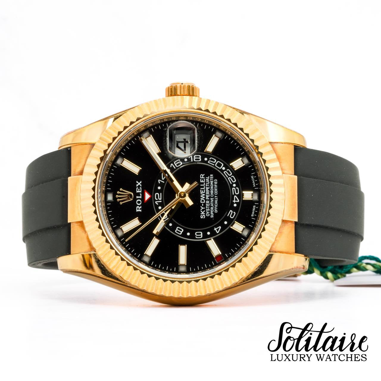 LIKE NEW Rolex Sky Dweller Oysterflex 326238