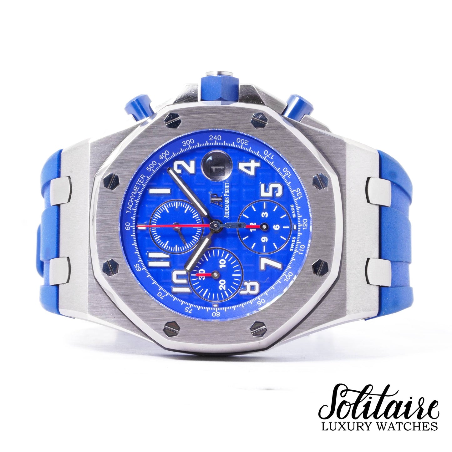 LIKE NEW Audemars Piguet Royal Oak Offshore Indigo Blue 26470ST