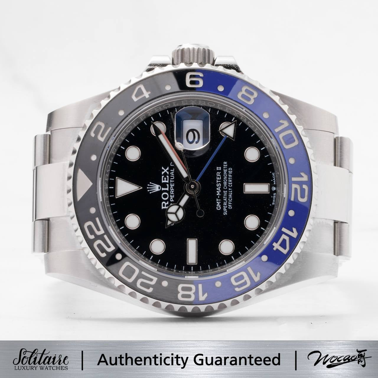 LIKE NEW Rolex GMT Master II Batman Oyster 126710BLNR