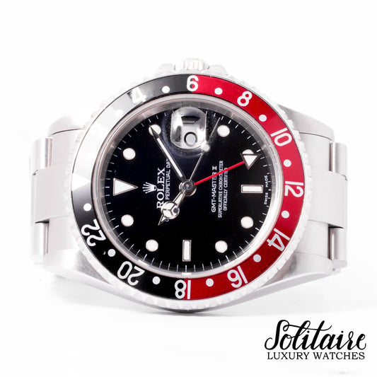 WELL USED Rolex GMT Master II Coke Oyster 16710