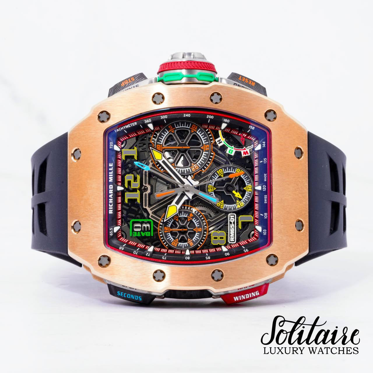LIKE NEW Richard Mille Rosegold RM65-01
