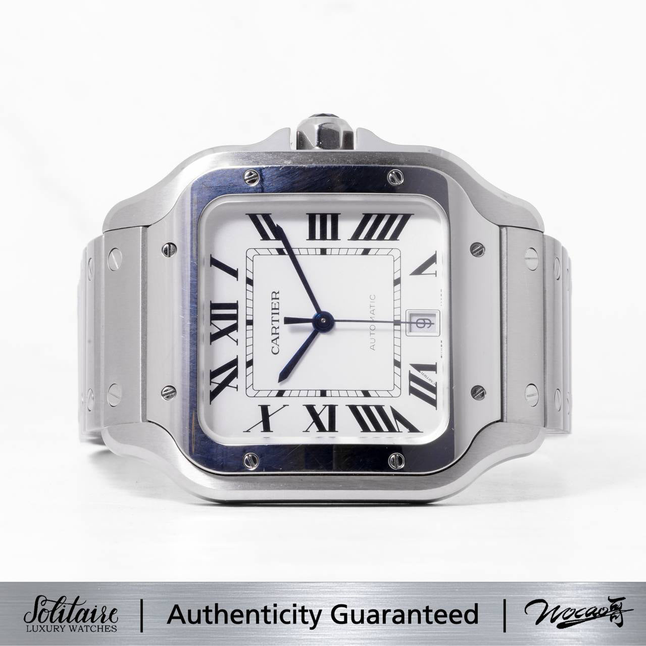 LIKE NEW Santos De Cartier Large WSSA0018
