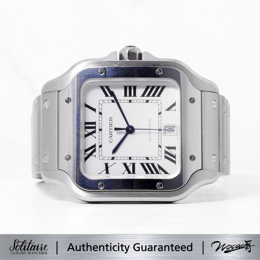 LIKE NEW Santos De Cartier Large WSSA0018