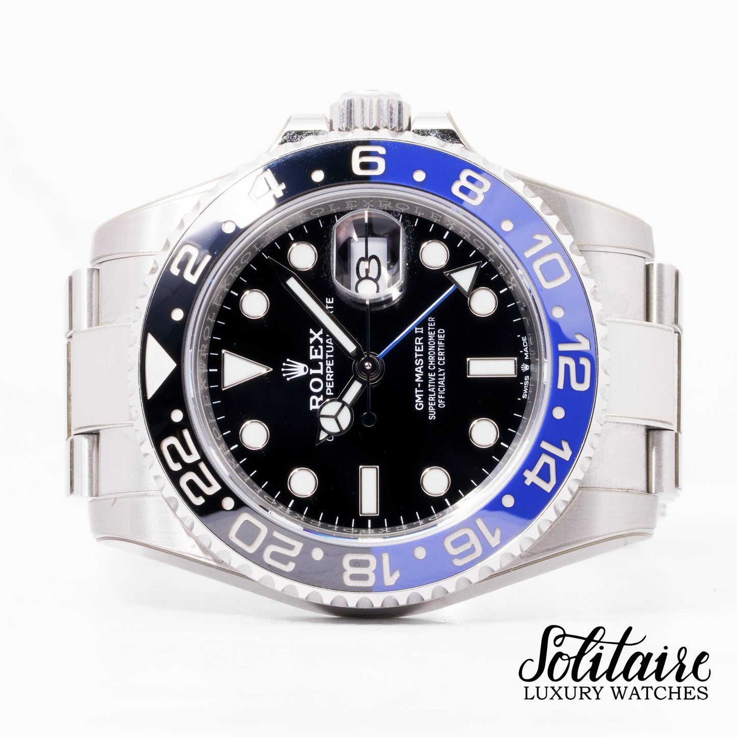LIKE NEW Rolex GMT Master II Batman Oyster 126710BLNR