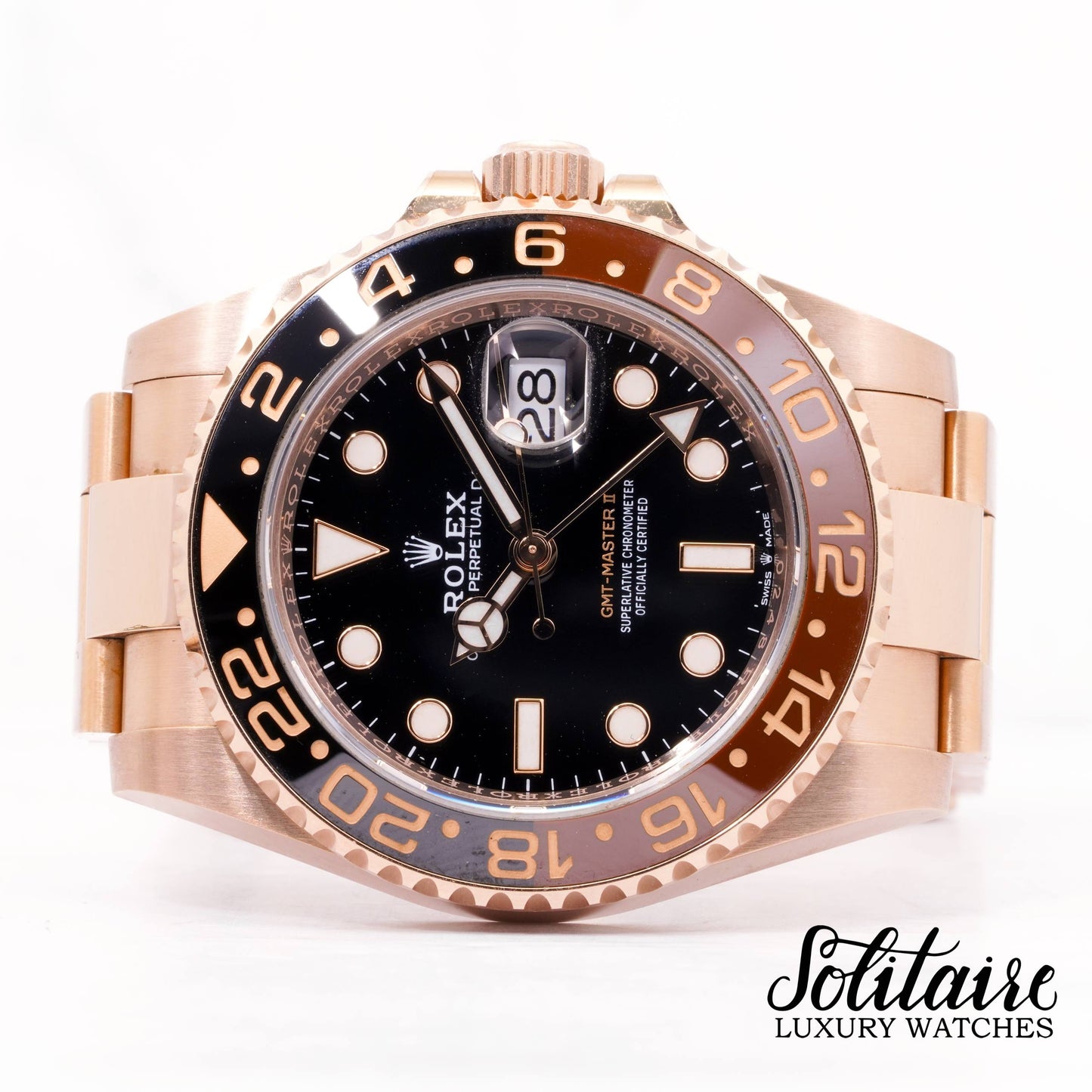 LIKE NEW Rolex GMT Master II Rootbeer 126715CHNR