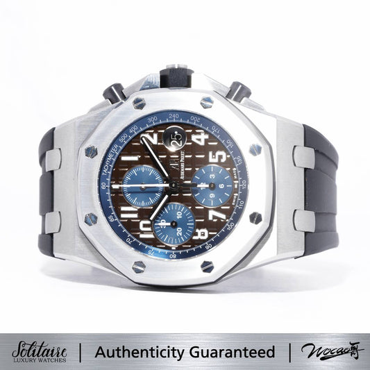 LIKE NEW Audemars Piguet Royal Oak Offshore Chronograph Batman 26470ST