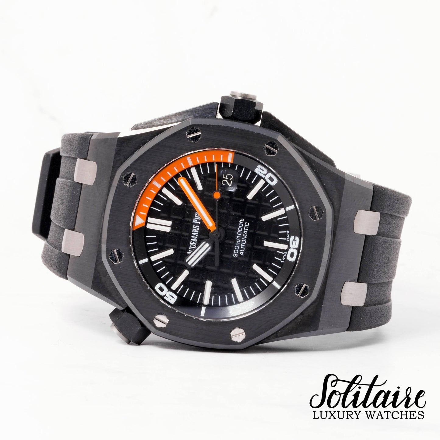 LIKE NEW Audemars Piguet Royal Oak Offshore Diver Black Ceramic 15707CE