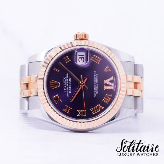 LIKE NEW Rolex Datejust Two-Tone Rosegold Jubilee 178271