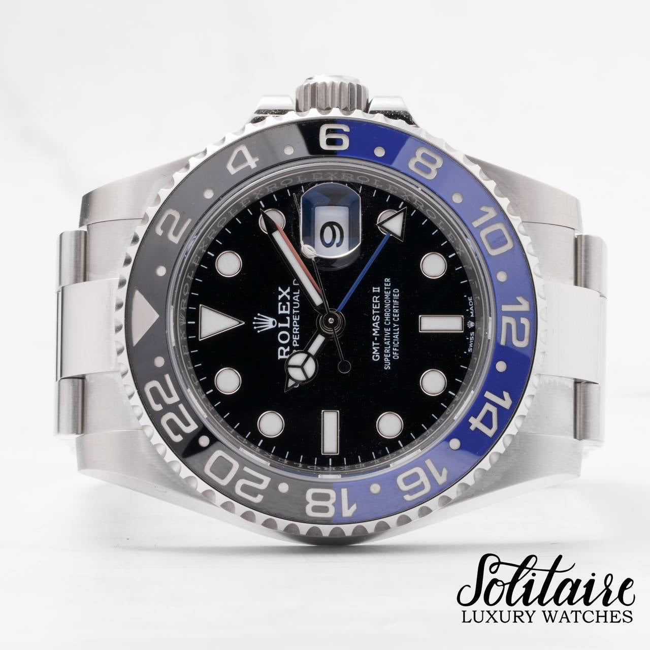 BRAND NEW Rolex GMT Master II Batman 126710BLNR