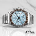 Rolex Daytona Platinum Platona 116506 Ice Blue w Baguette Diamond Dial 116506 2020 Dec