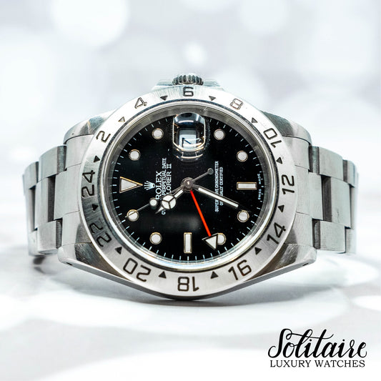 Rolex Explorer II Black Dial 16570 (A series)