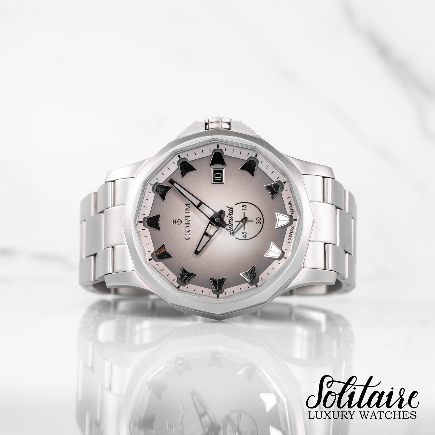 Corum Admiral 42 Grey Monochrome with Sand-blasted steel 395.201.20/V800AK50 2022