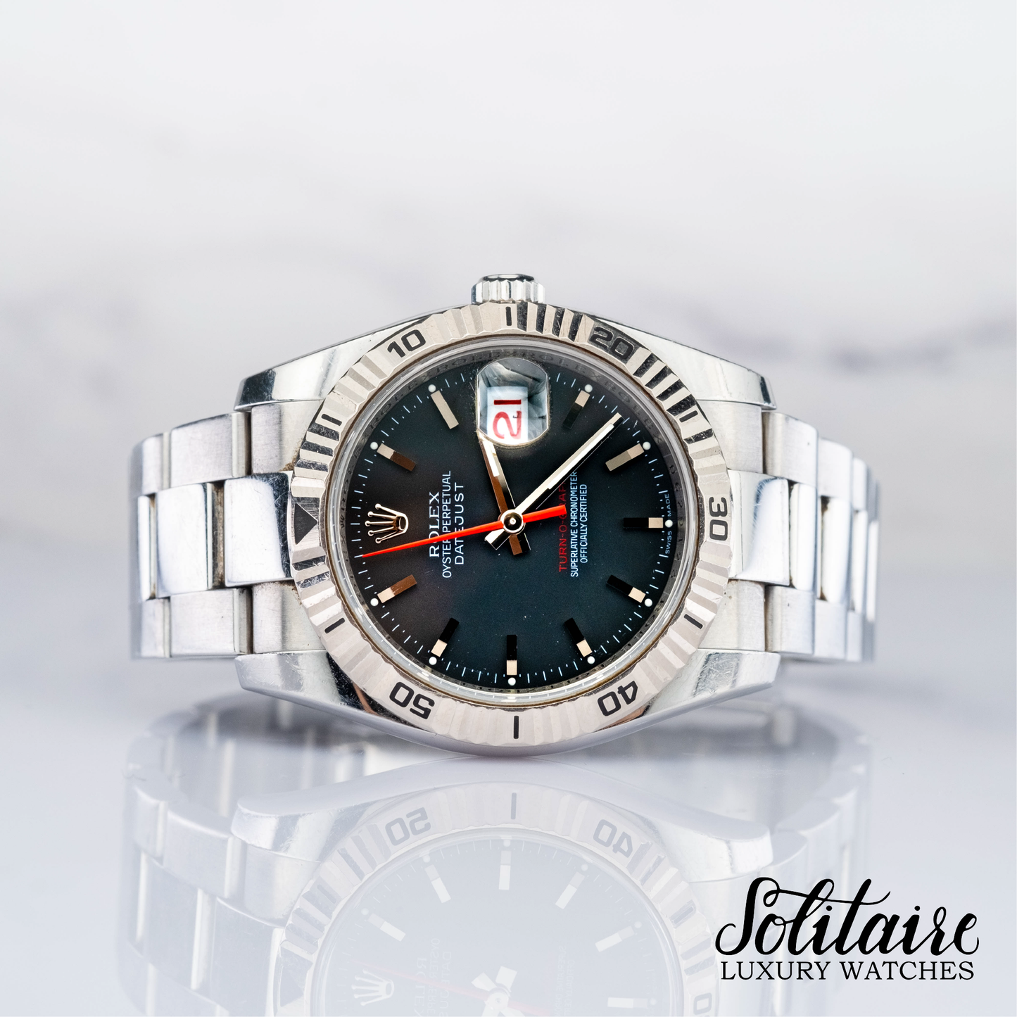 Rolex Datejust 36MM Turn-O-Graph 116264 2007 May